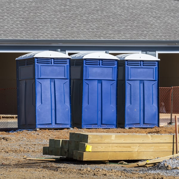 are there any restrictions on what items can be disposed of in the porta potties in Lyndonville